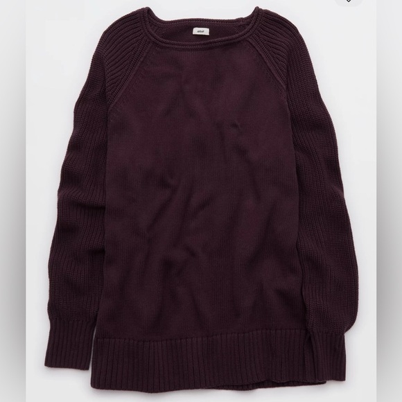 NWT Aerie Plum (cool berry) Oversized Fit Sweater
Size XL - Picture 6 of 9